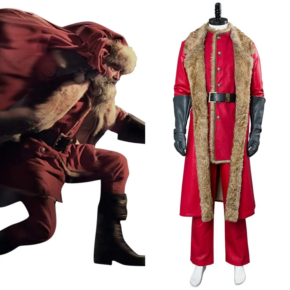 2018 Movie The Christmas Chronicles Santa Claus Outfit Cosplay Costume