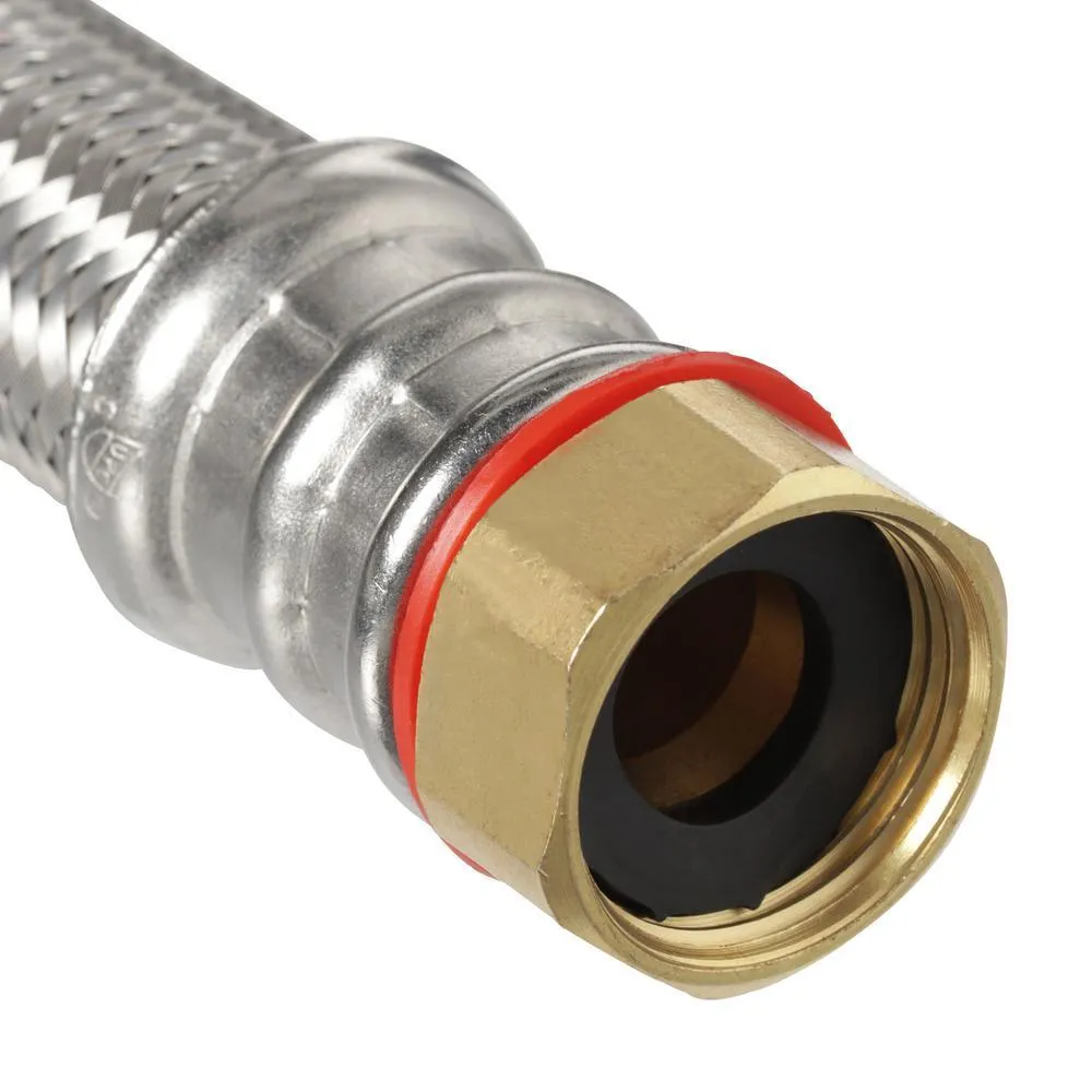 3/4 in. FIP x 7/8 in. Compression x 18 in. Stainless Steel Water Heater Supply Line