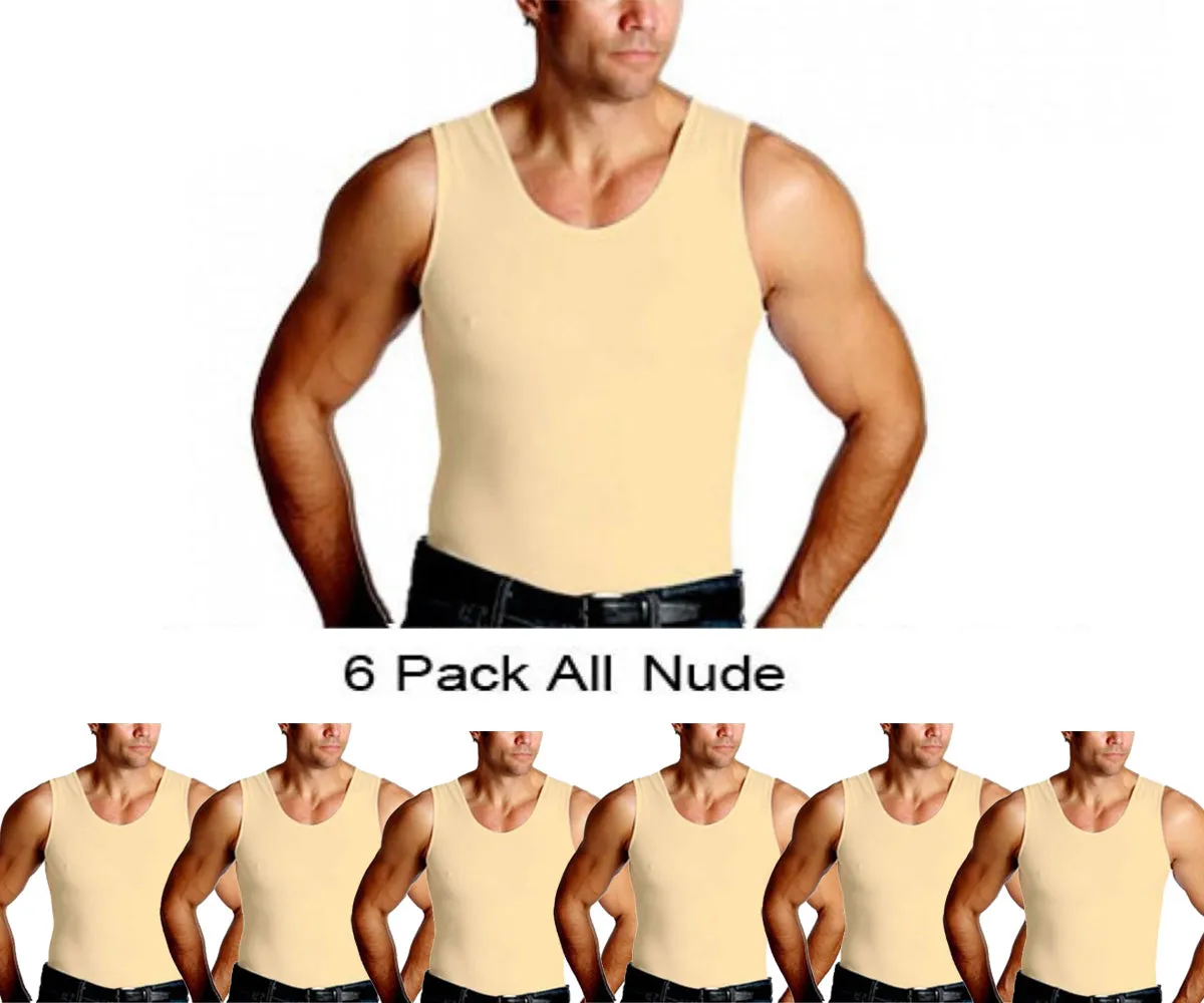 6-Pack Insta Slim Compression Muscle Tank MS0006 by InstantFigure - InstaSlim - InstantRecoveryMD