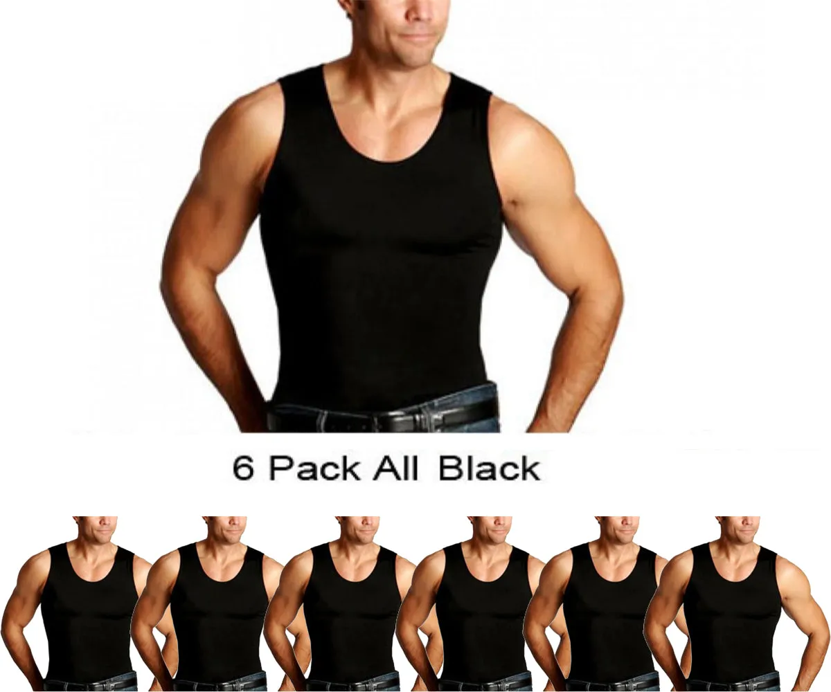6-Pack Insta Slim Compression Muscle Tank MS0006 by InstantFigure - InstaSlim - InstantRecoveryMD