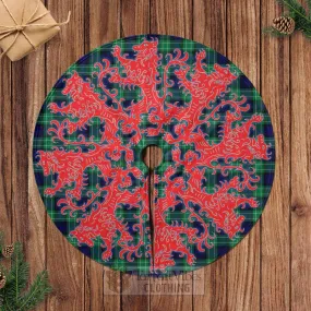 Abercrombie Tartan Christmas Tree Skirt Lion Rampant Style