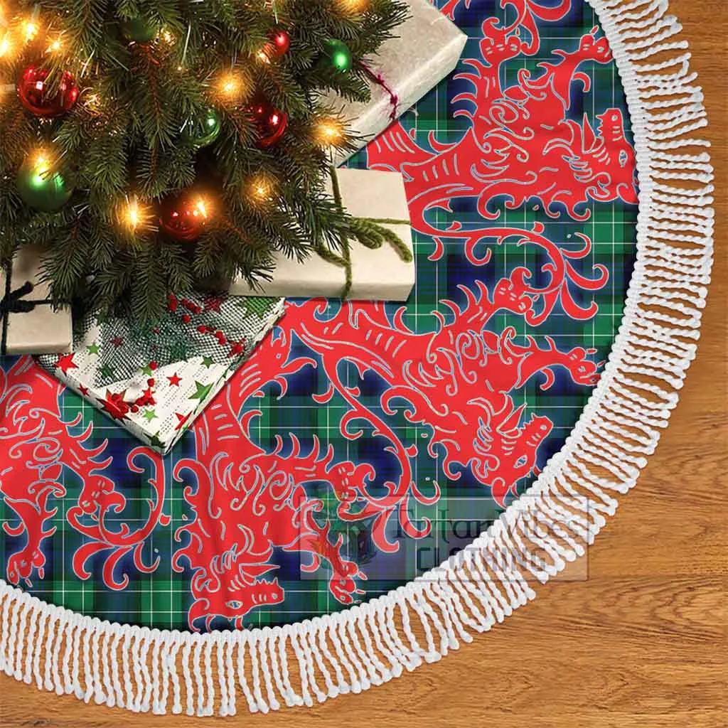Abercrombie Tartan Christmas Tree Skirt Lion Rampant Style