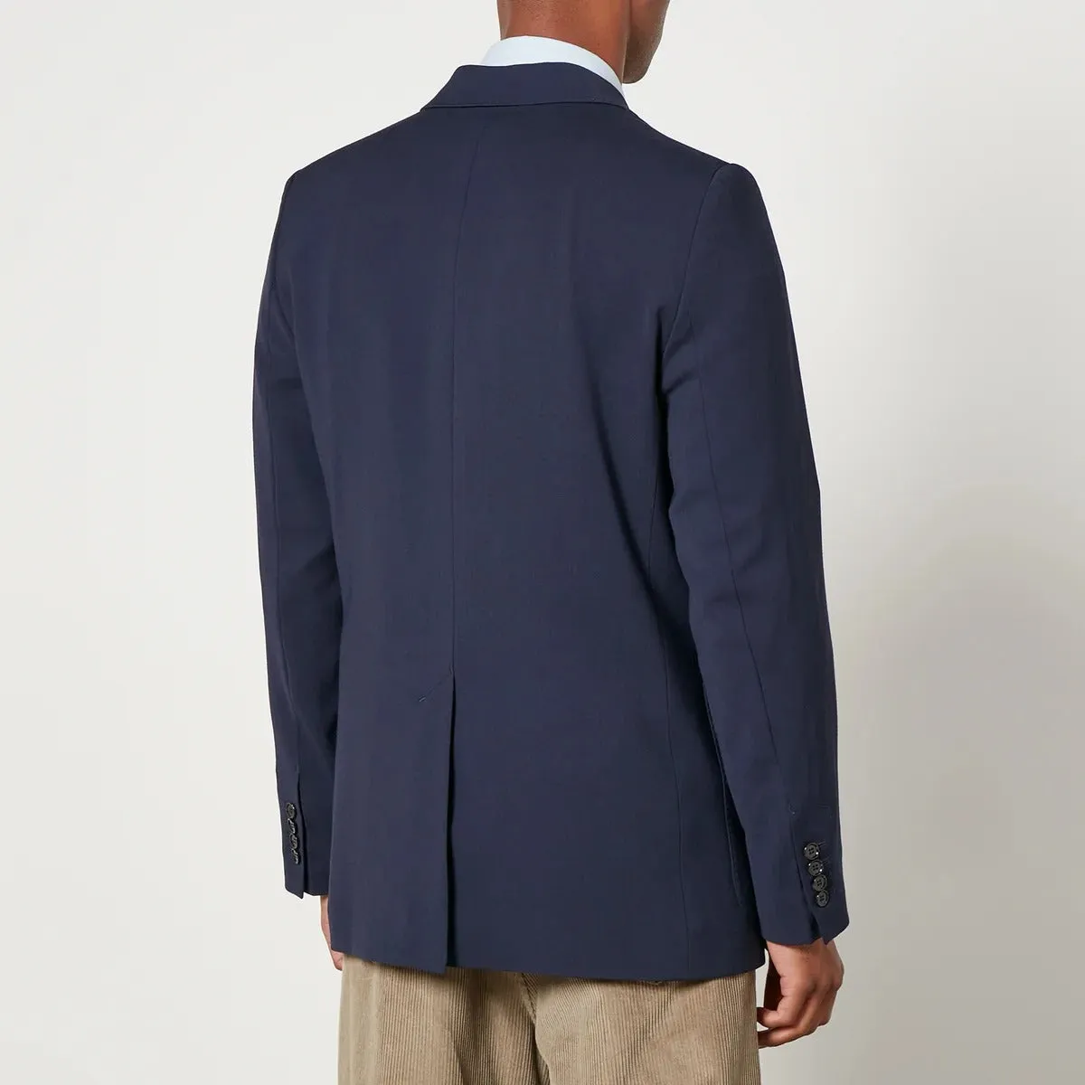 Ami Mens Regular Fit Italian Two Button Blazer Sport Coat EU 48 US 38R Navy Blue
