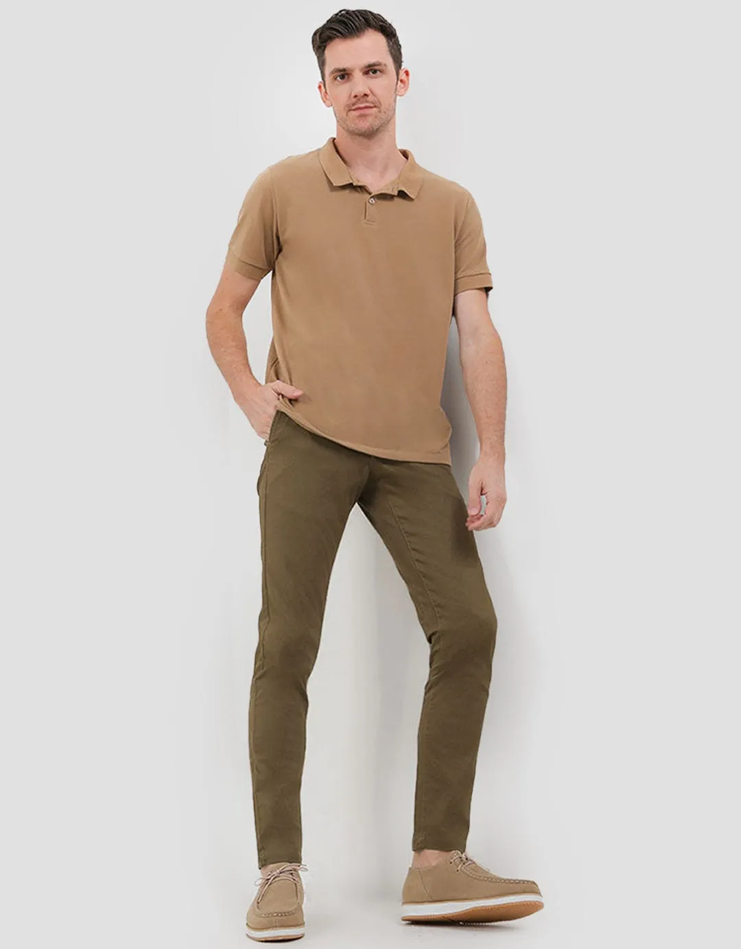 Andrew Smith Casual Look Celana Chinos Pria