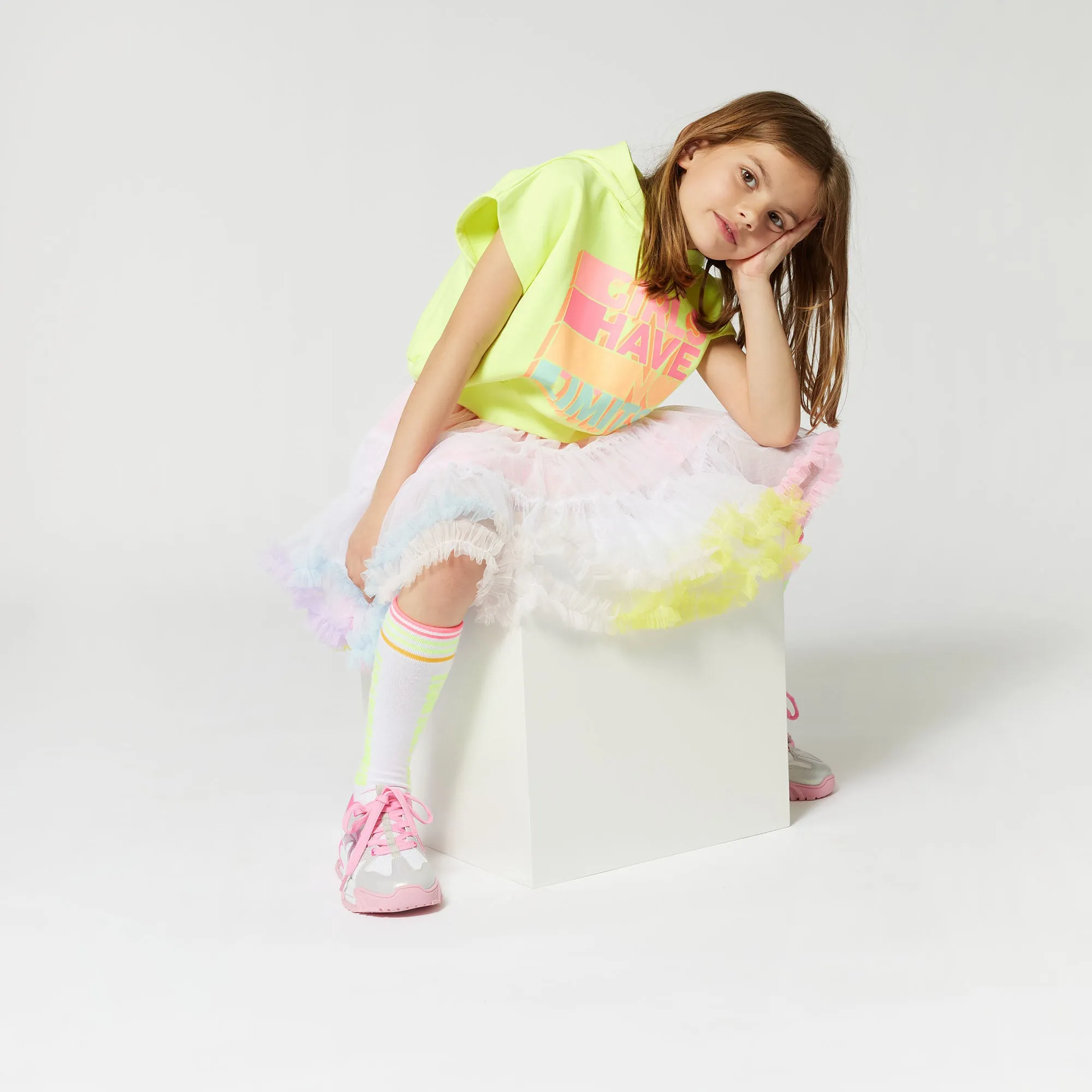 Billieblush - Multi-coloured pastel skirt