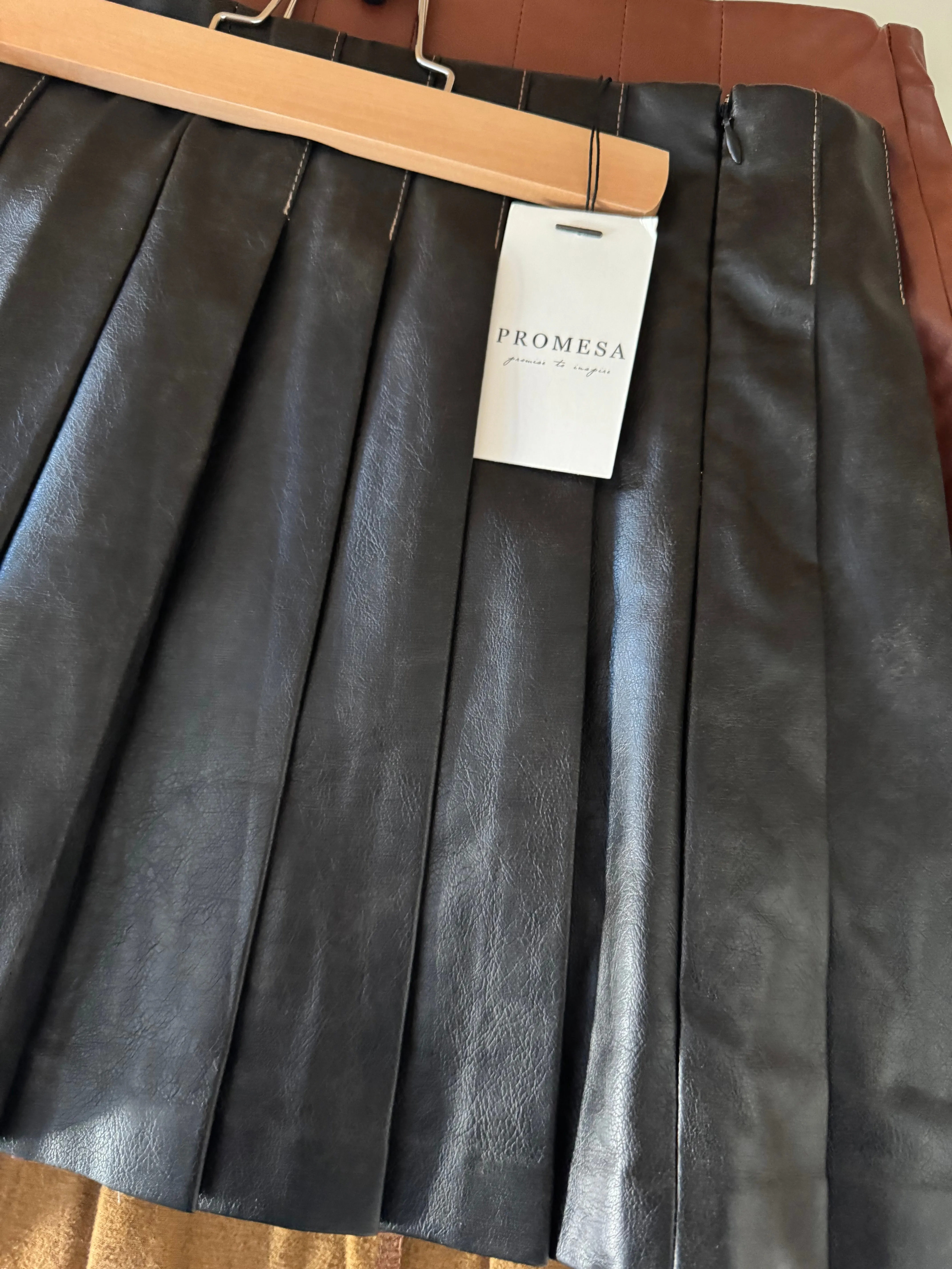 Black Vegan Skirt