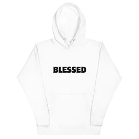 BLESSED hoodie in White