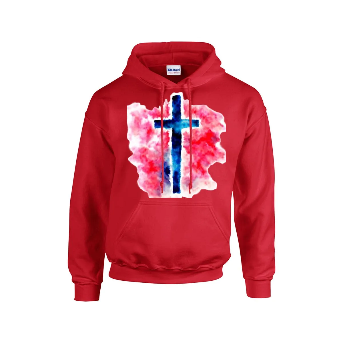 BLUE CROSS Hoodie For The USA |Gildan 18500