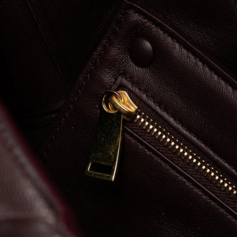 Bottega Veneta Leather Maxi Intrecciato Shoulder Bag