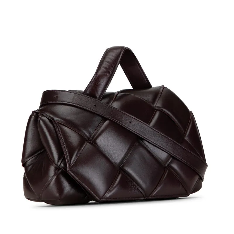 Bottega Veneta Leather Maxi Intrecciato Shoulder Bag