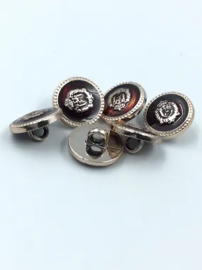 Brown Plastic Buttons