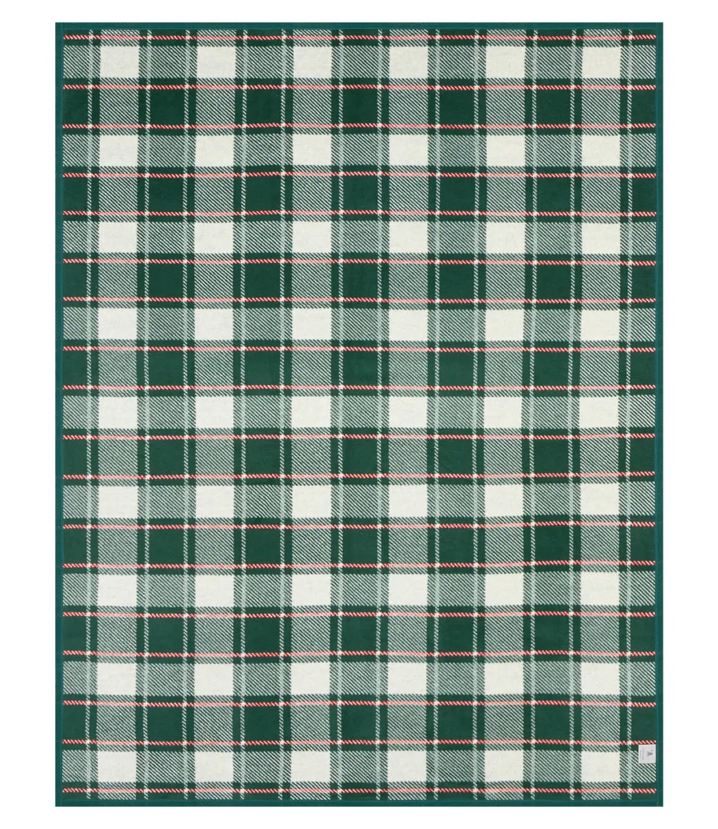Christmas Check Blanket