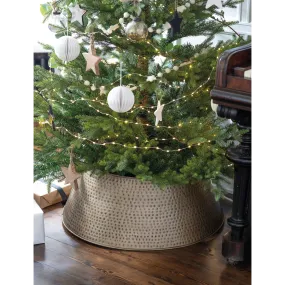 Christmas Tree Skirt Antique Brass