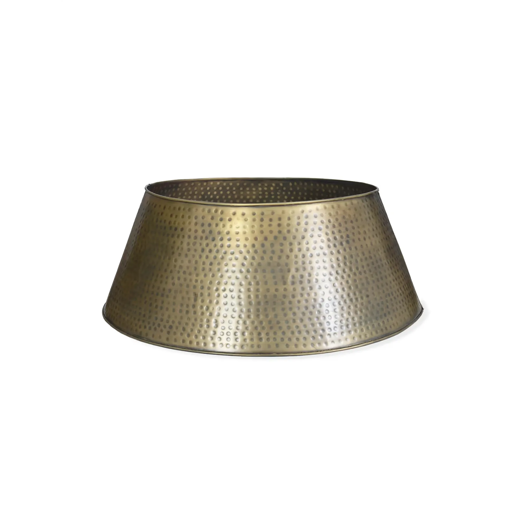 Christmas Tree Skirt Antique Brass