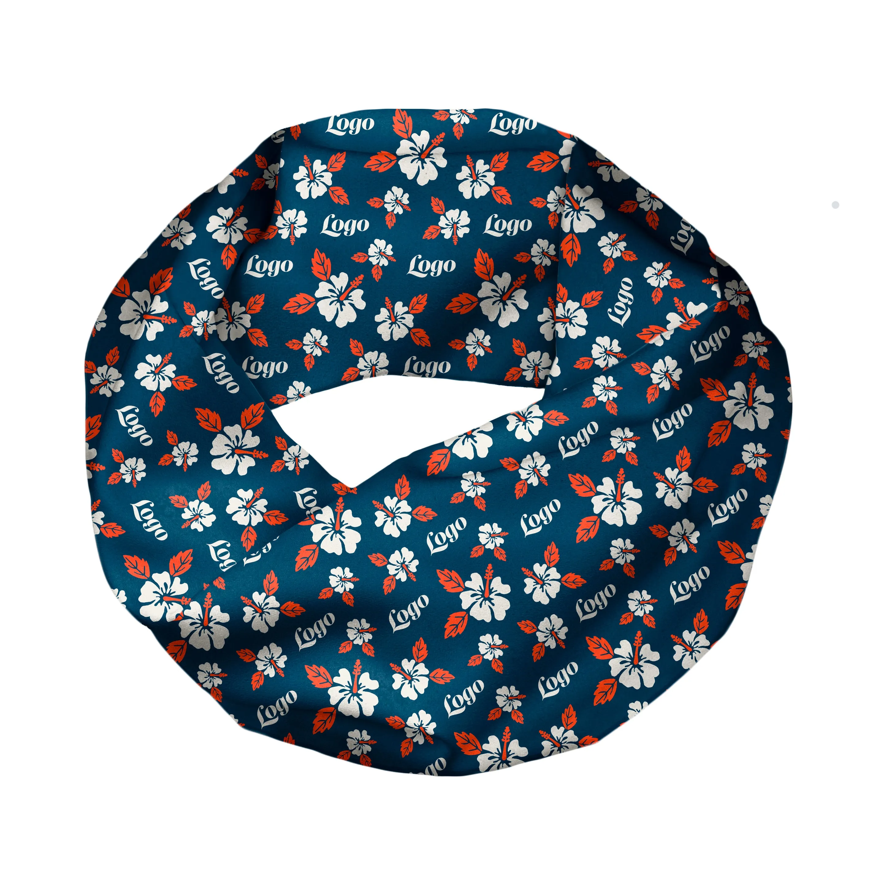 Custom Hawaiian 2 Logo Infinity Scarf