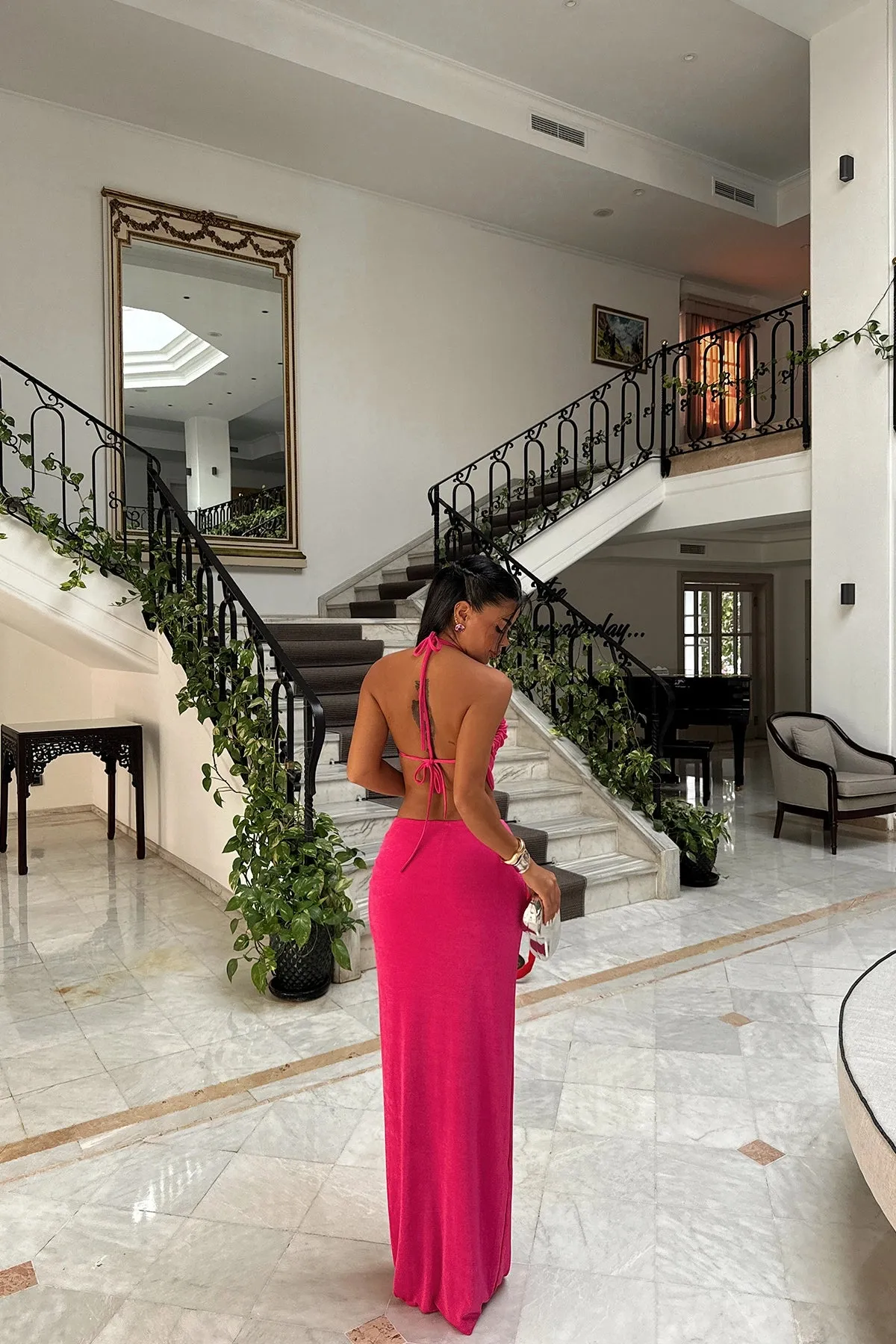 EYY Women Fuchsia Skirt Suit - Ocotlán