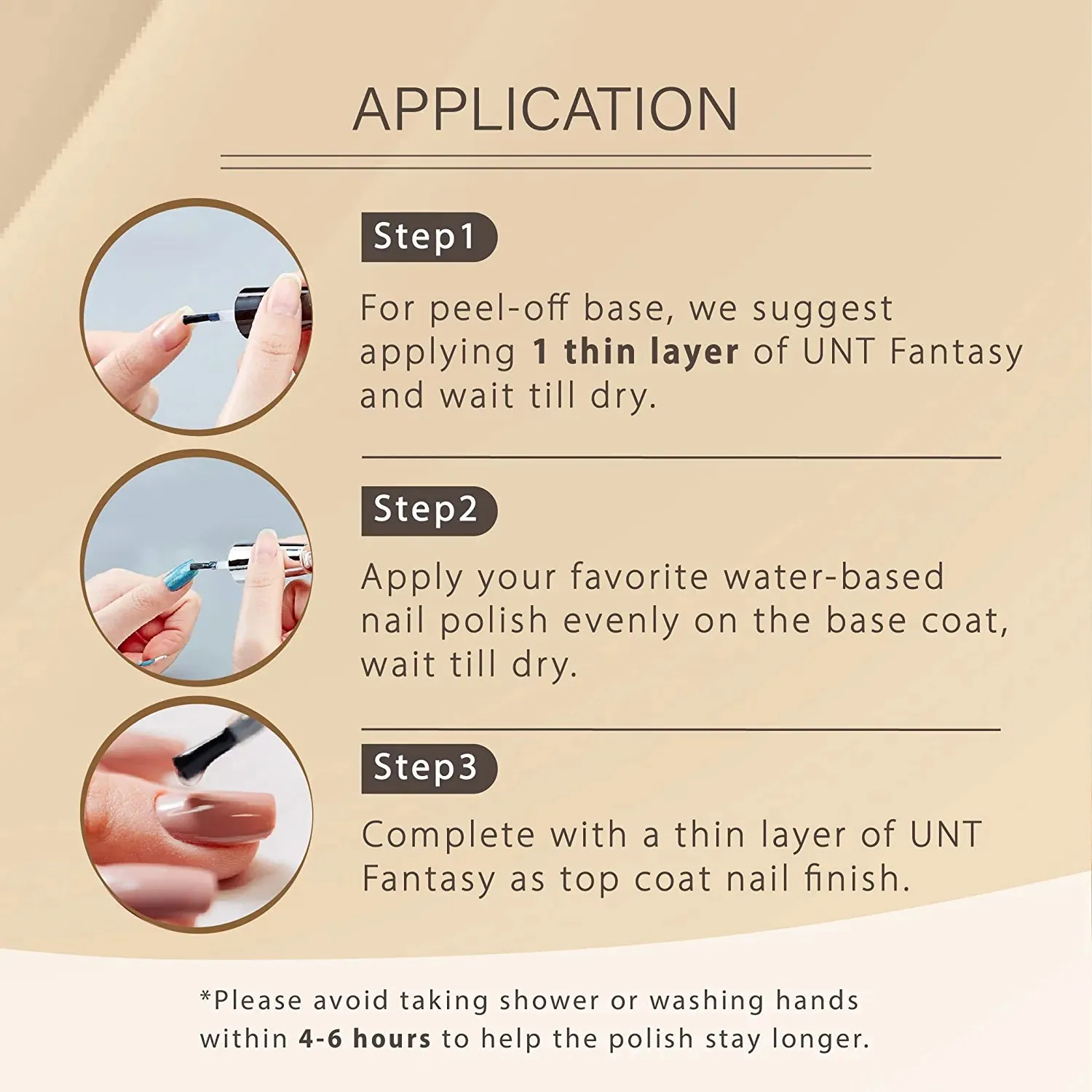 Fantasy Peel Off Base & Top Coat