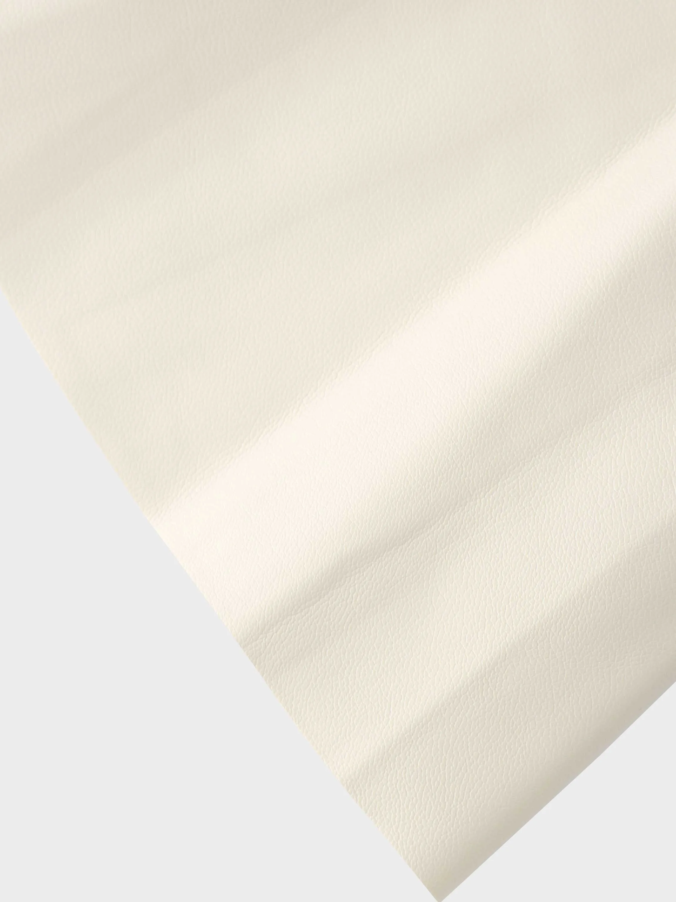 Flare Leather Skirt 27"-Ivory