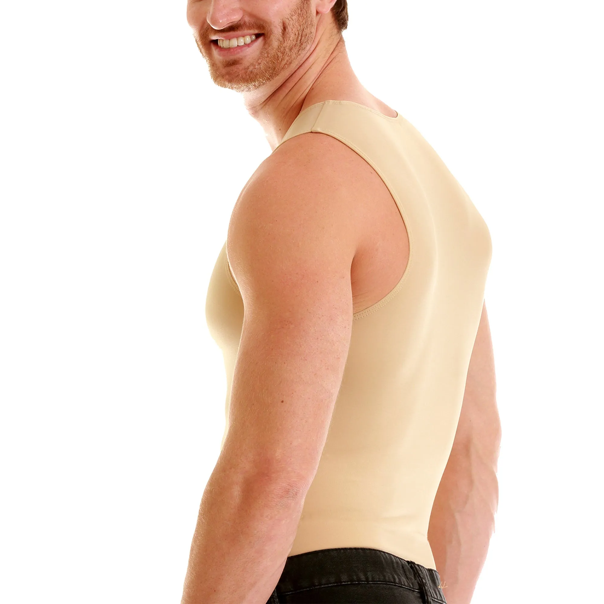 Insta Slim Big & Tall Compression Muscle Tank MS0001BT by InstantFigure - InstaSlim - InstantRecoveryMD