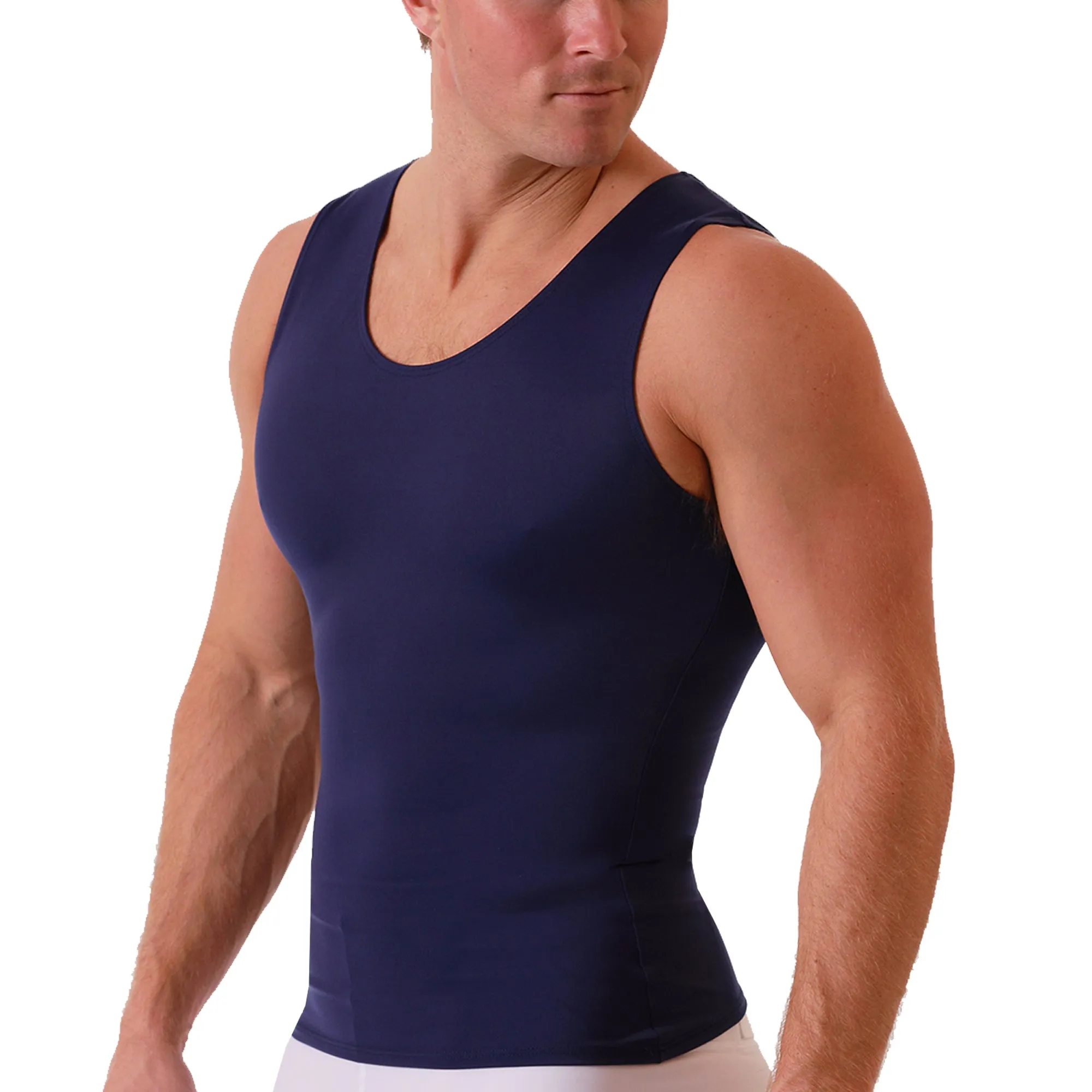 Insta Slim Big & Tall Compression Muscle Tank MS0001BT by InstantFigure - InstaSlim - InstantRecoveryMD