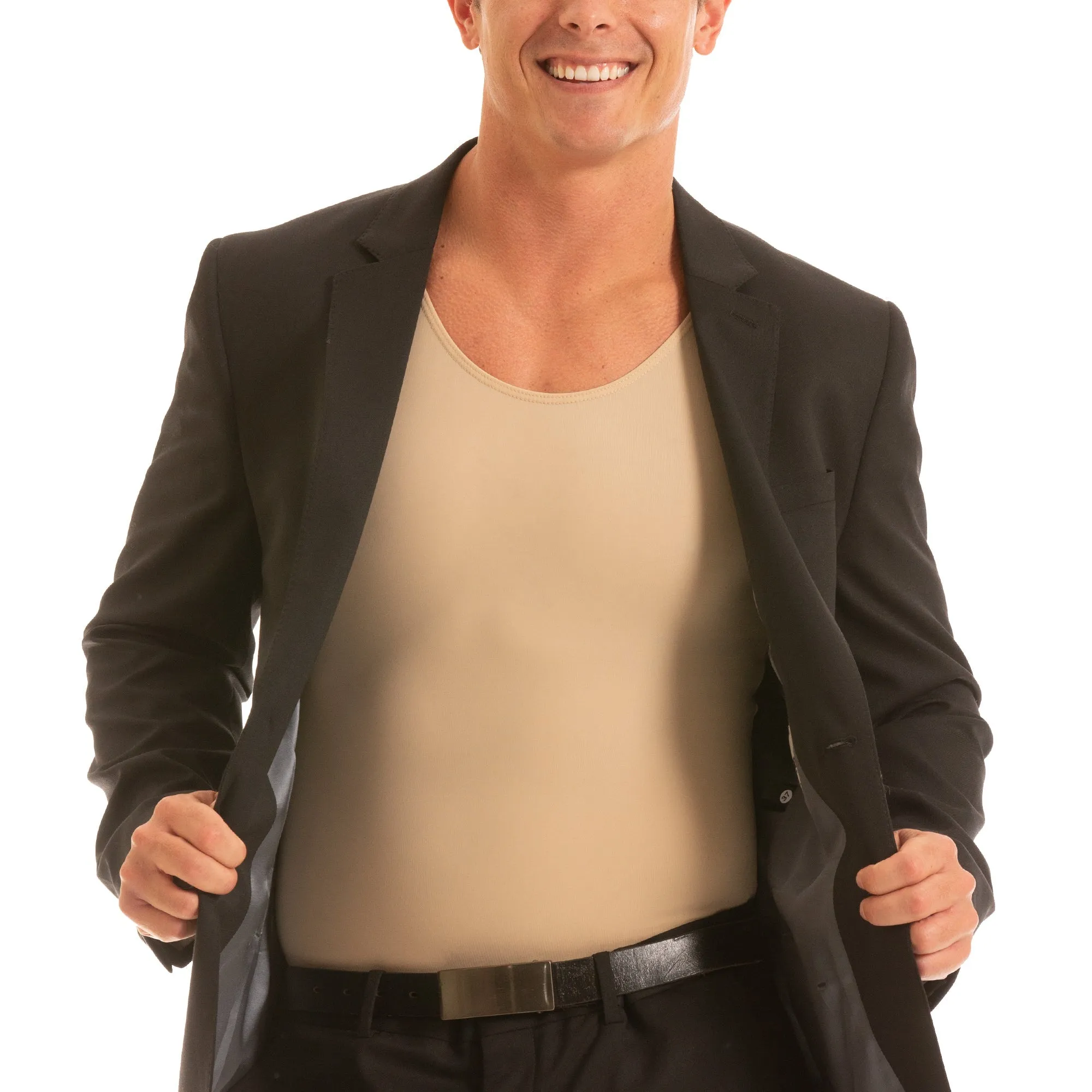 Insta Slim Big & Tall Compression Muscle Tank MS0001BT by InstantFigure - InstaSlim - InstantRecoveryMD
