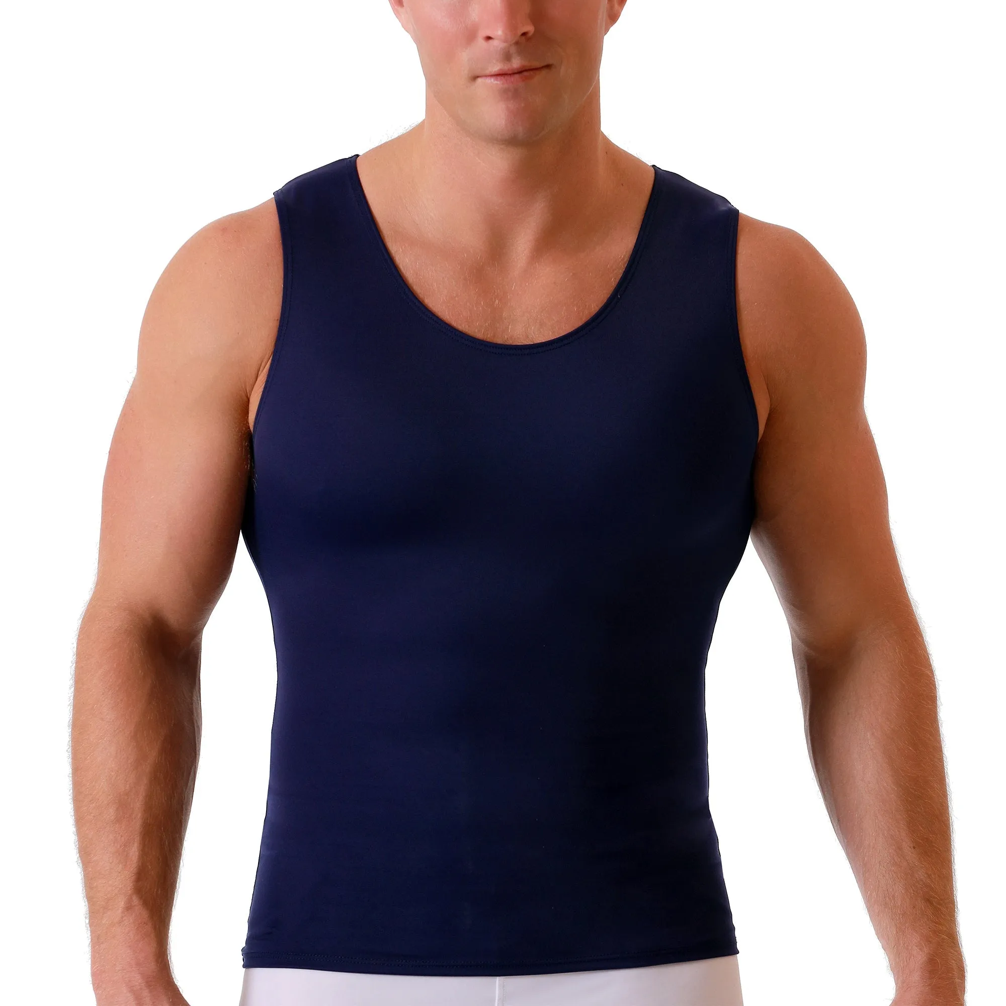 Insta Slim Big & Tall Compression Muscle Tank MS0001BT by InstantFigure - InstaSlim - InstantRecoveryMD