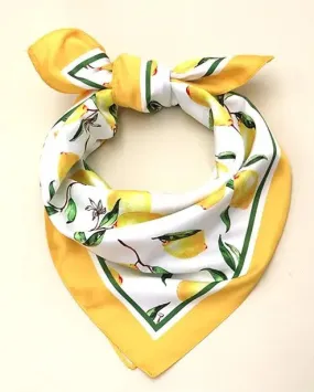 Lemon Silk Scarf