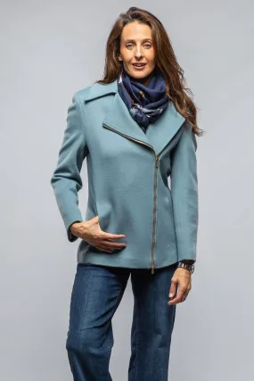 Liv Side Zip Wool Coat