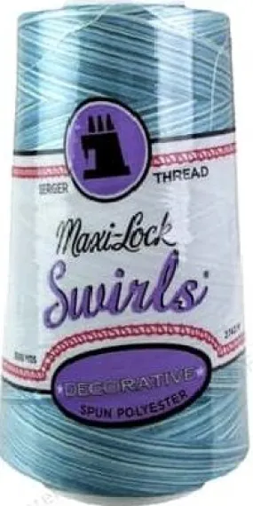 Maxi-Lock Swirls Thread Blue Water Ice M57