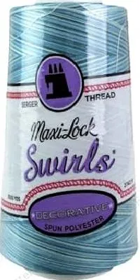 Maxi-Lock Swirls Thread Blue Water Ice M57