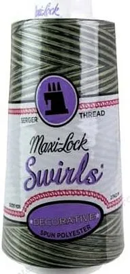 Maxi-Lock Swirls Thread Foresty Mint M66