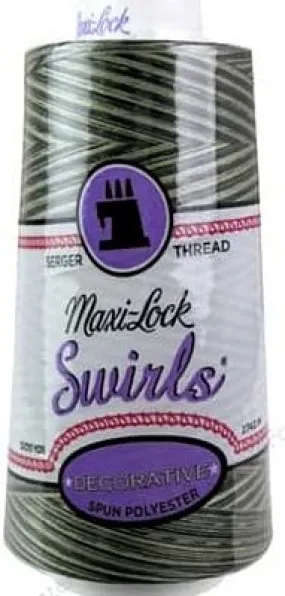 Maxi-Lock Swirls Thread Foresty Mint M66