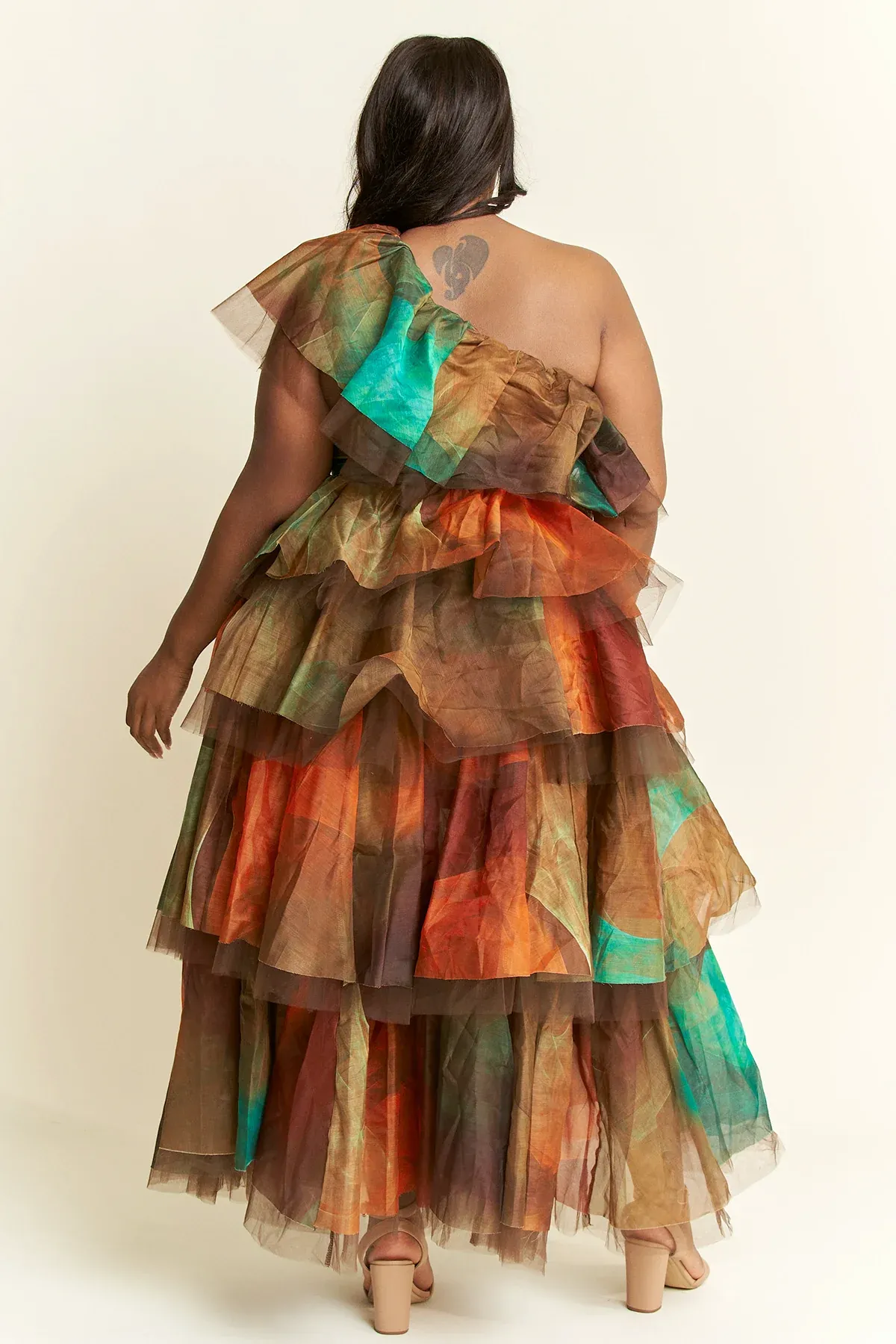 MAXI RUFFLE SKIRT AND TOP SET