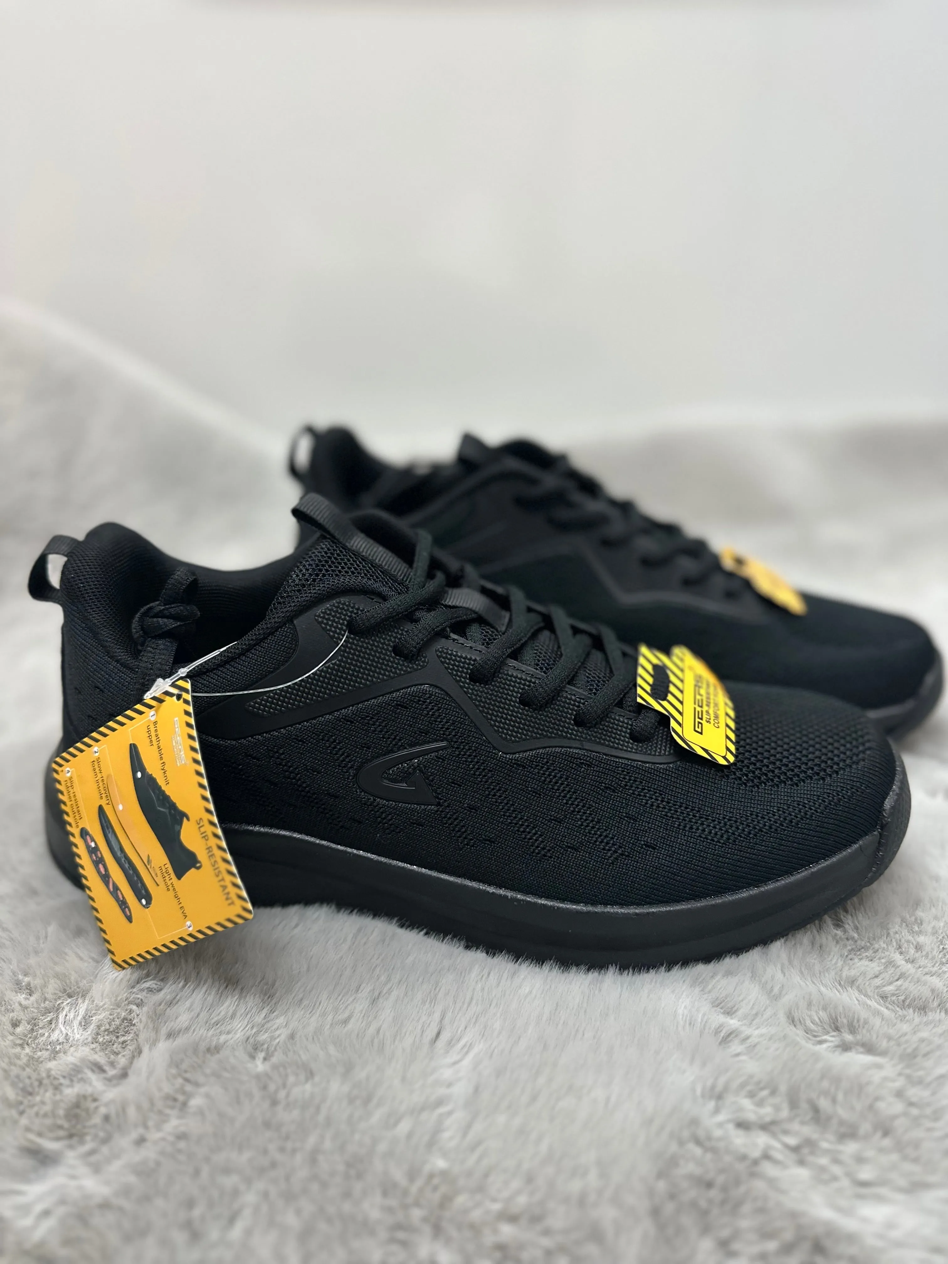 Men Shoes Slip Resistant/Black-77312
