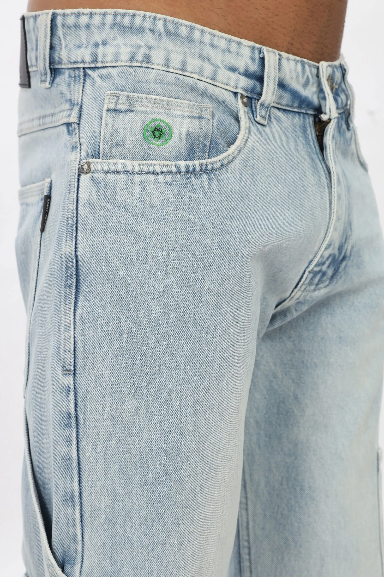 MEN'S CARPENTER JEANS-LIGHT BLUE WASH