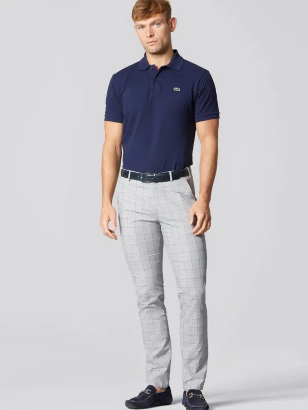 MEYER BONN GREY CHECK CHINO