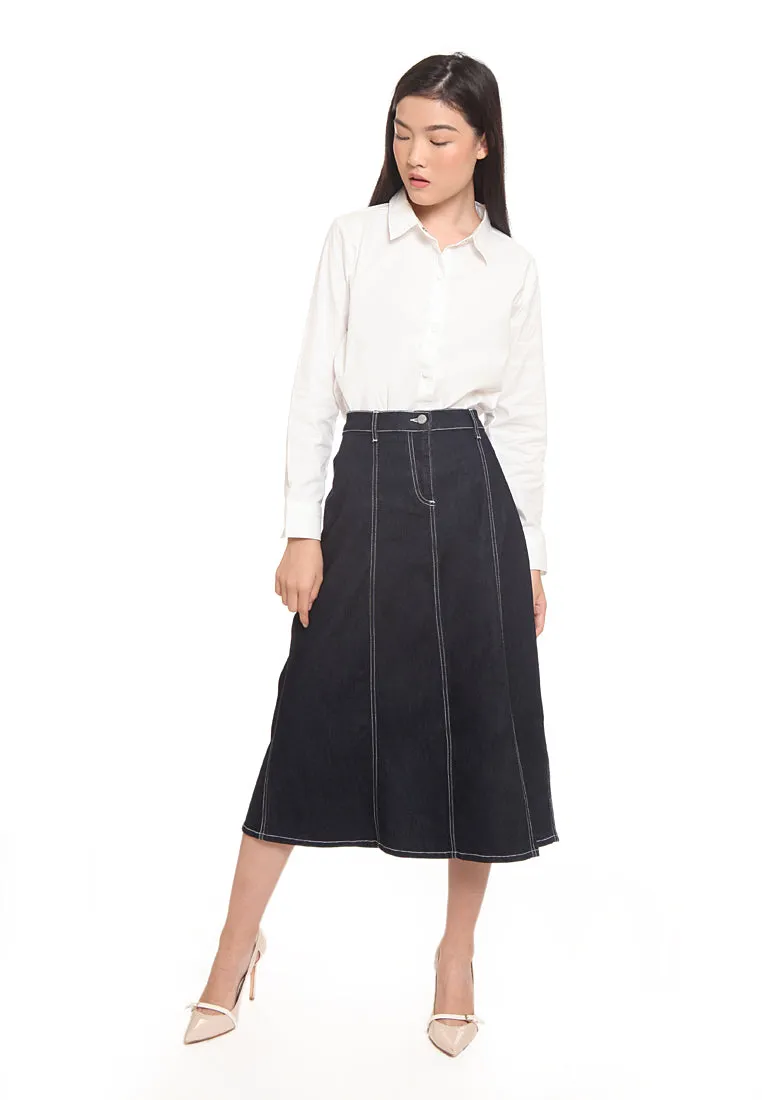 Midi A-Line Skirt 0A016