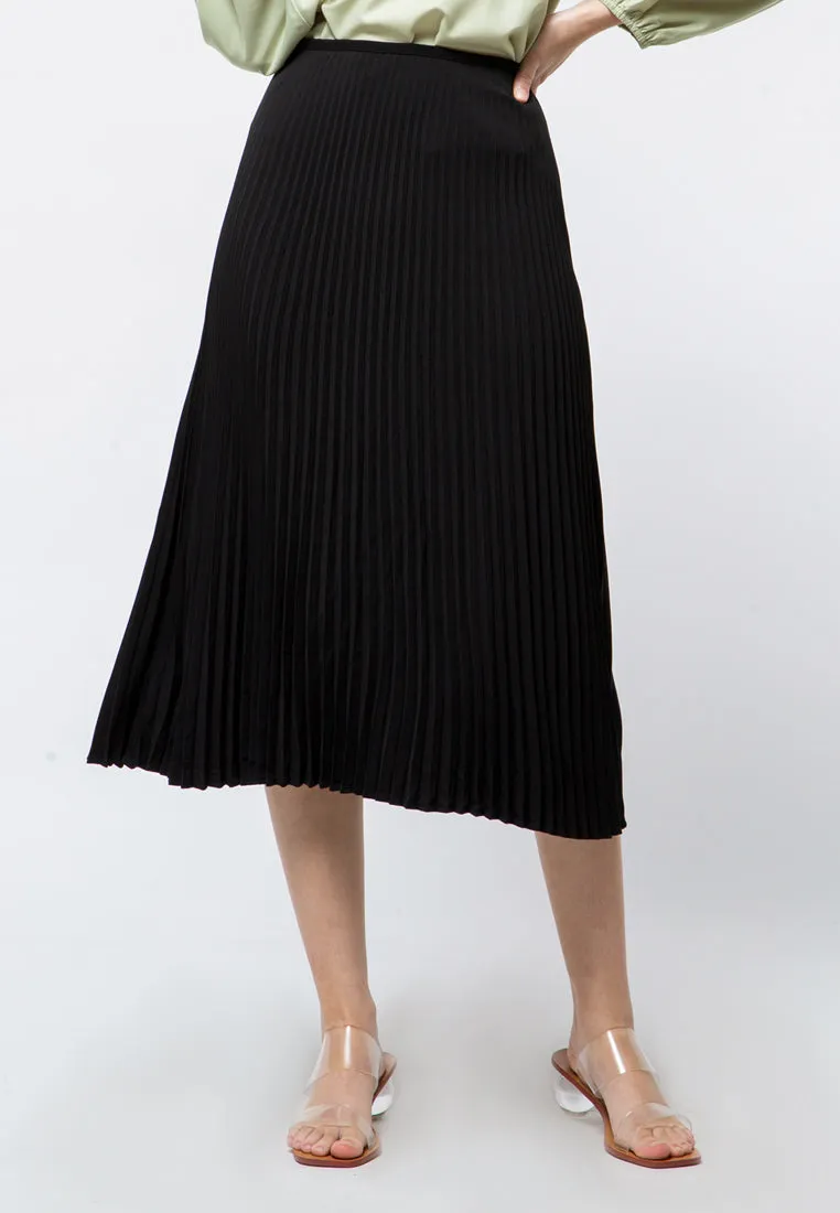 Midi Pleat Skirt