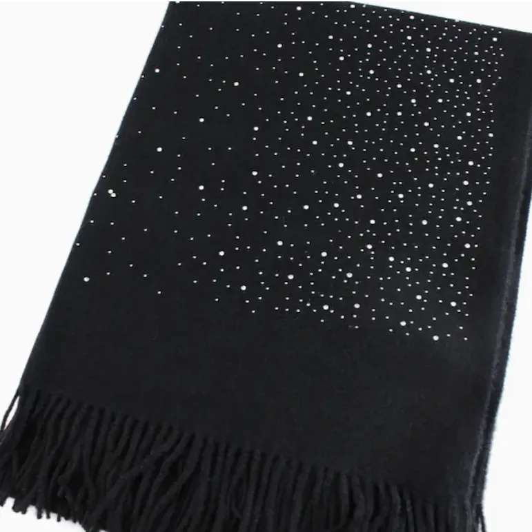 Mischa Rhinestone Embellished Scarf-RESTOCKED