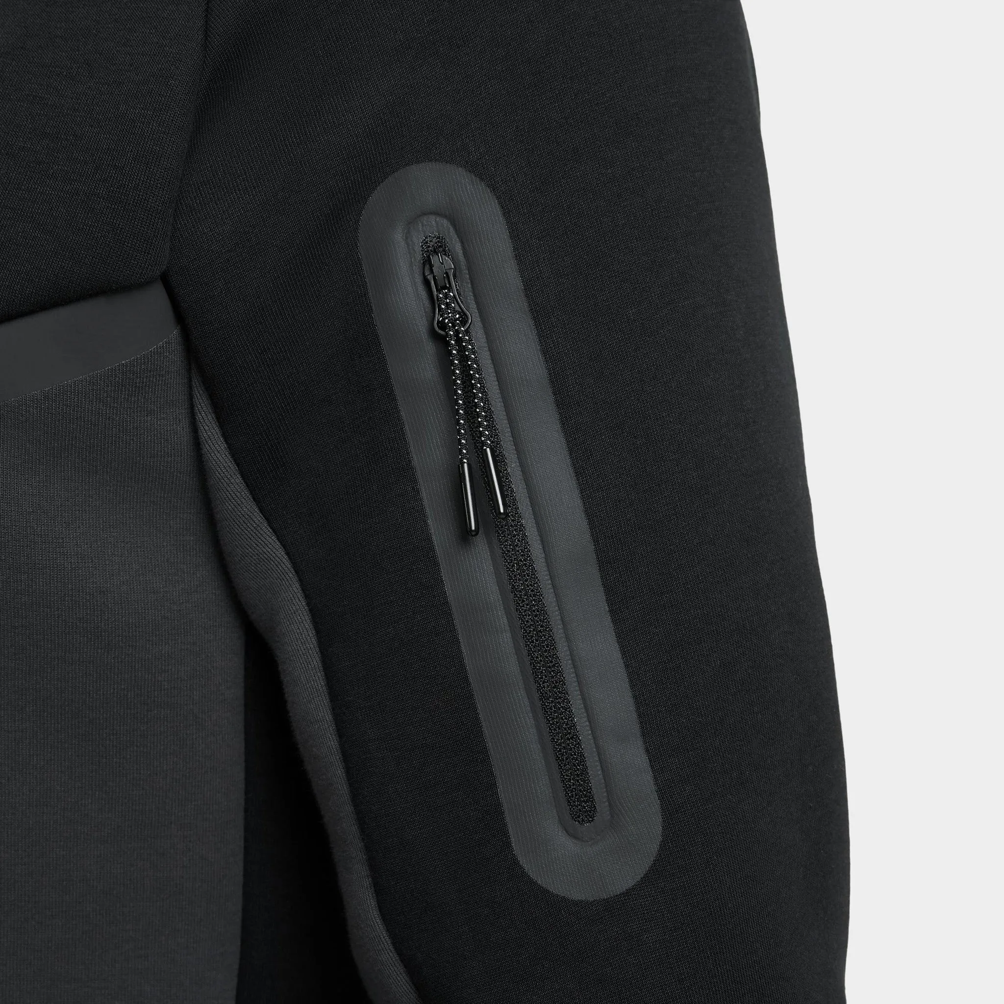 Nike Tech Fleece Full-Zip Windrunner Hoodie Black / Anthracite - Green Strike