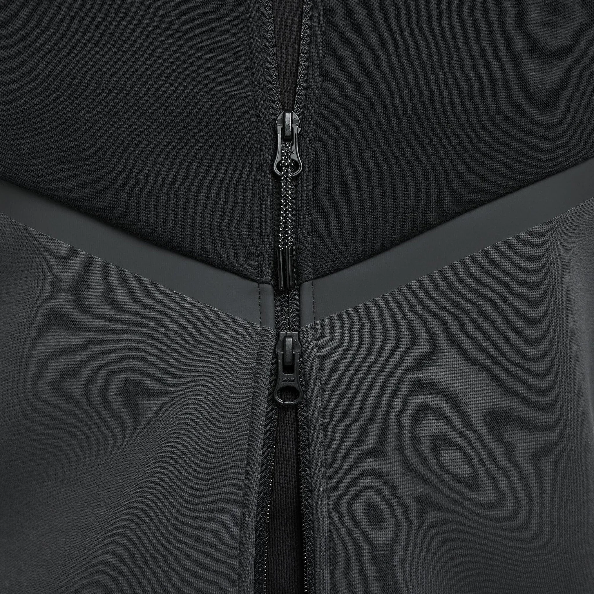 Nike Tech Fleece Full-Zip Windrunner Hoodie Black / Anthracite - Green Strike