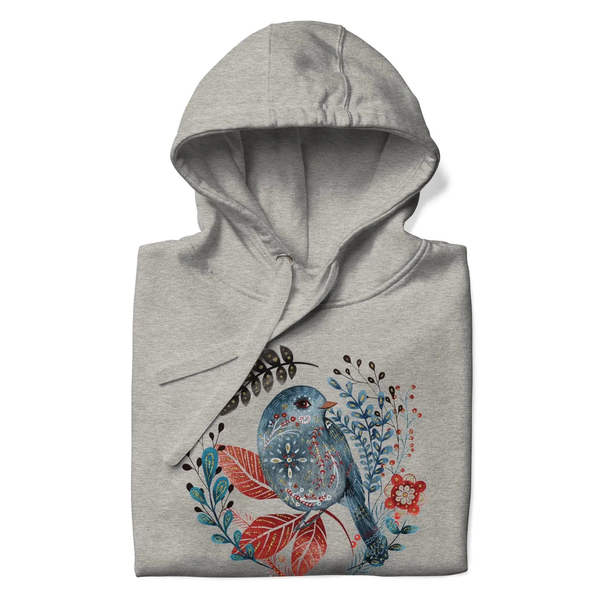 Nordic Winter Hoodie - Bird