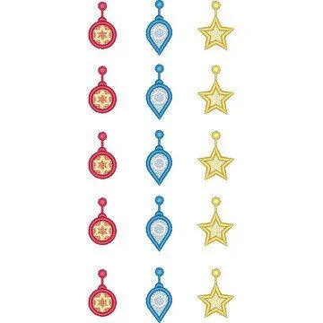 OESD Freestanding Christmas Tree w/Ornaments