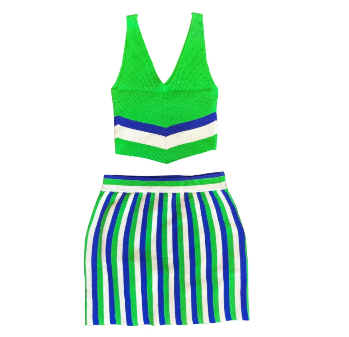 Preppy Skirt Set