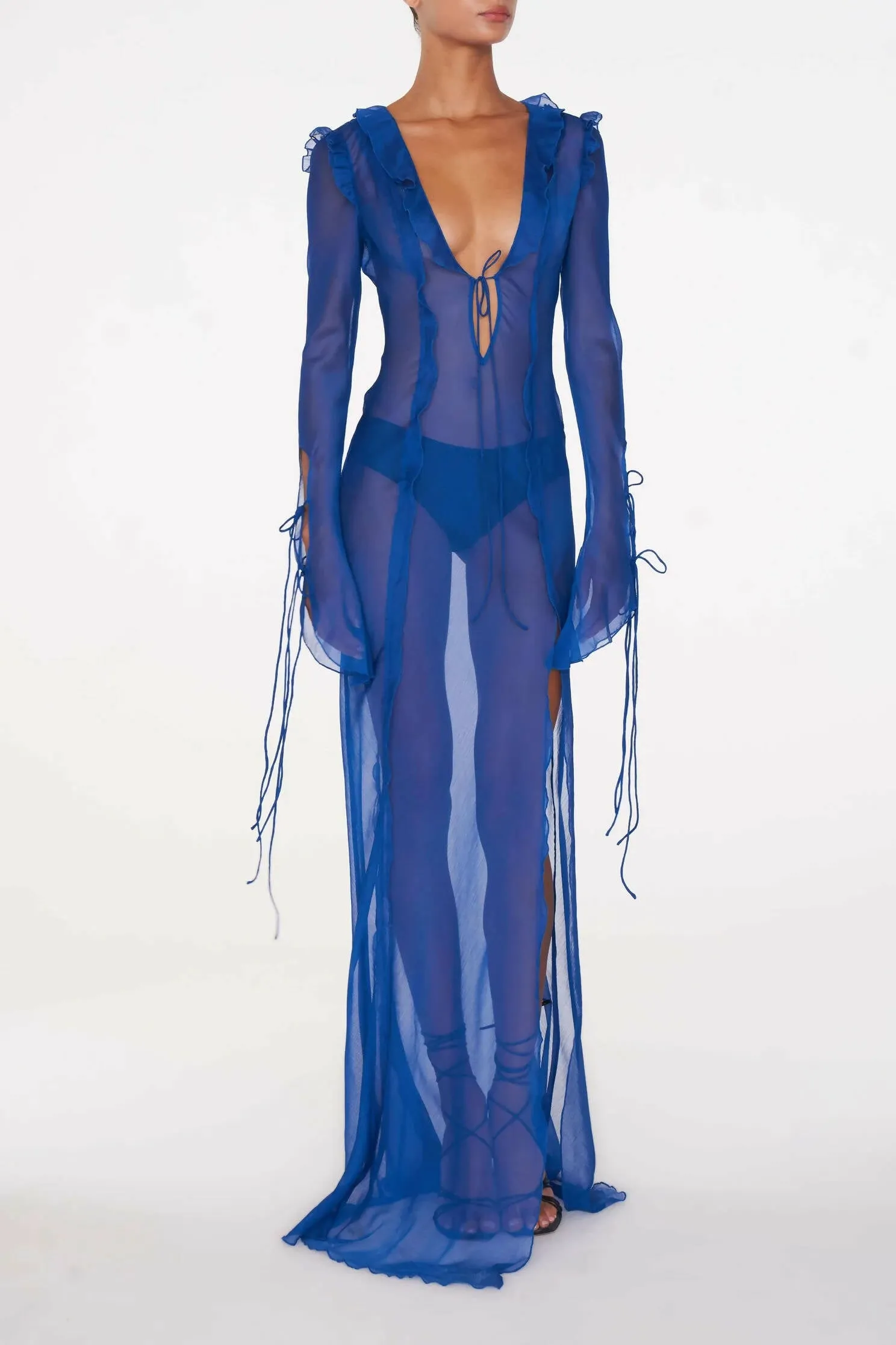Rat & Boa Farretti Maxi Dress in Blue