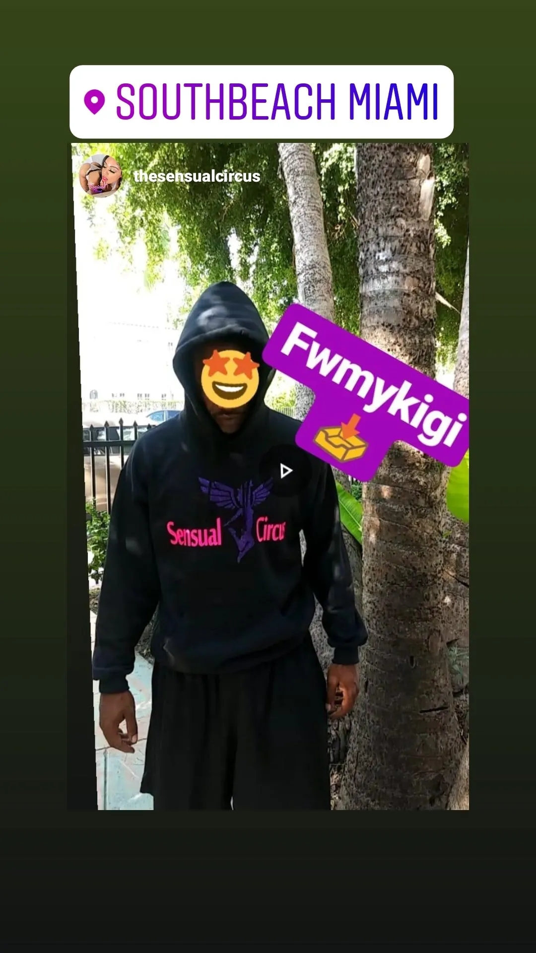 Sensual Hoodie One Sided Black