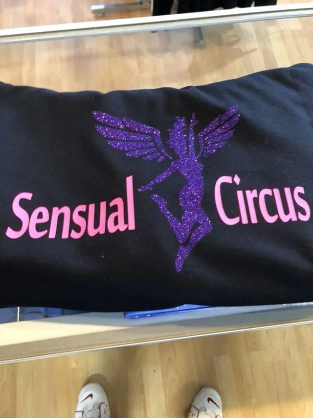 Sensual Hoodie One Sided Black