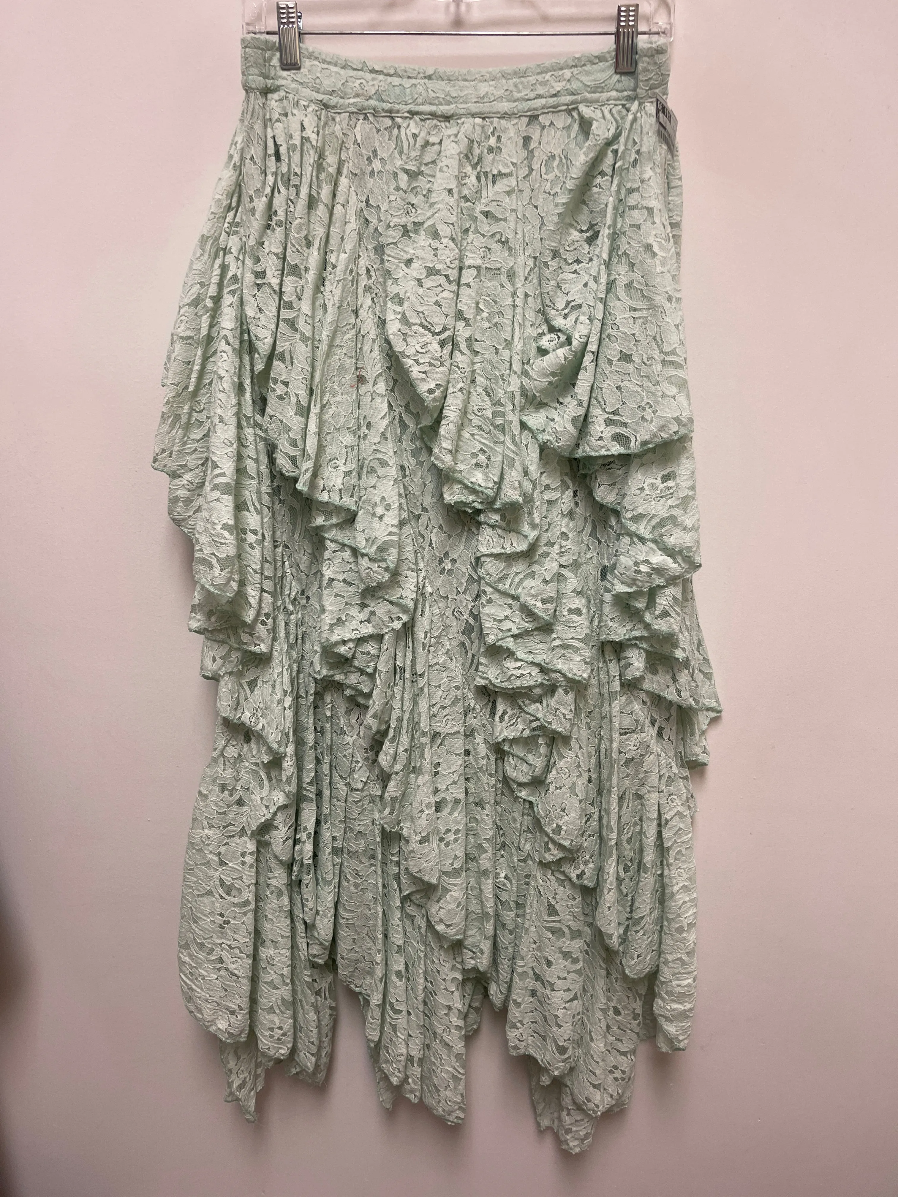 Skirt Maxi By Clothes Mentor In Green, Size: 12