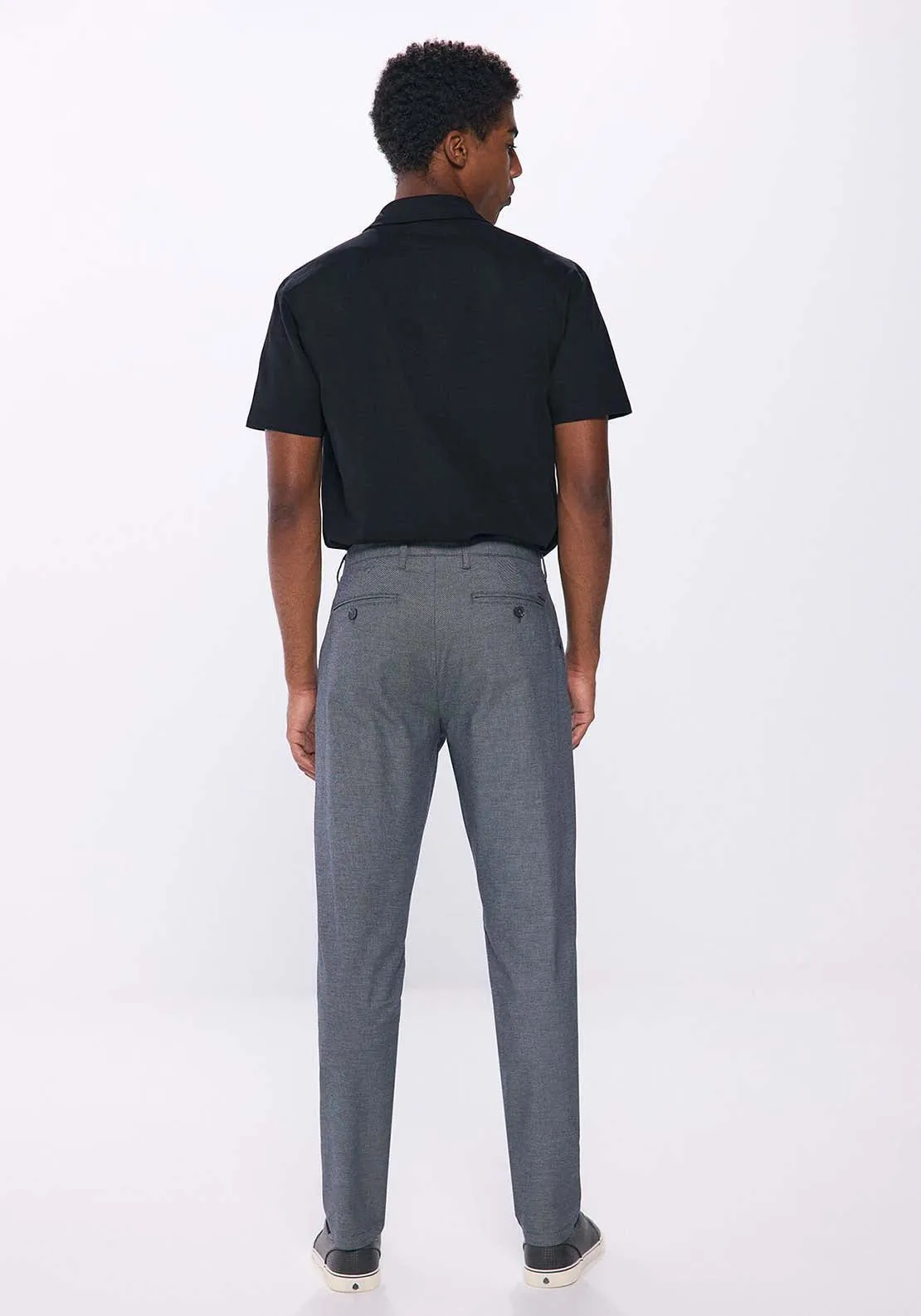 Slim fit comfort dress chinos - Grey