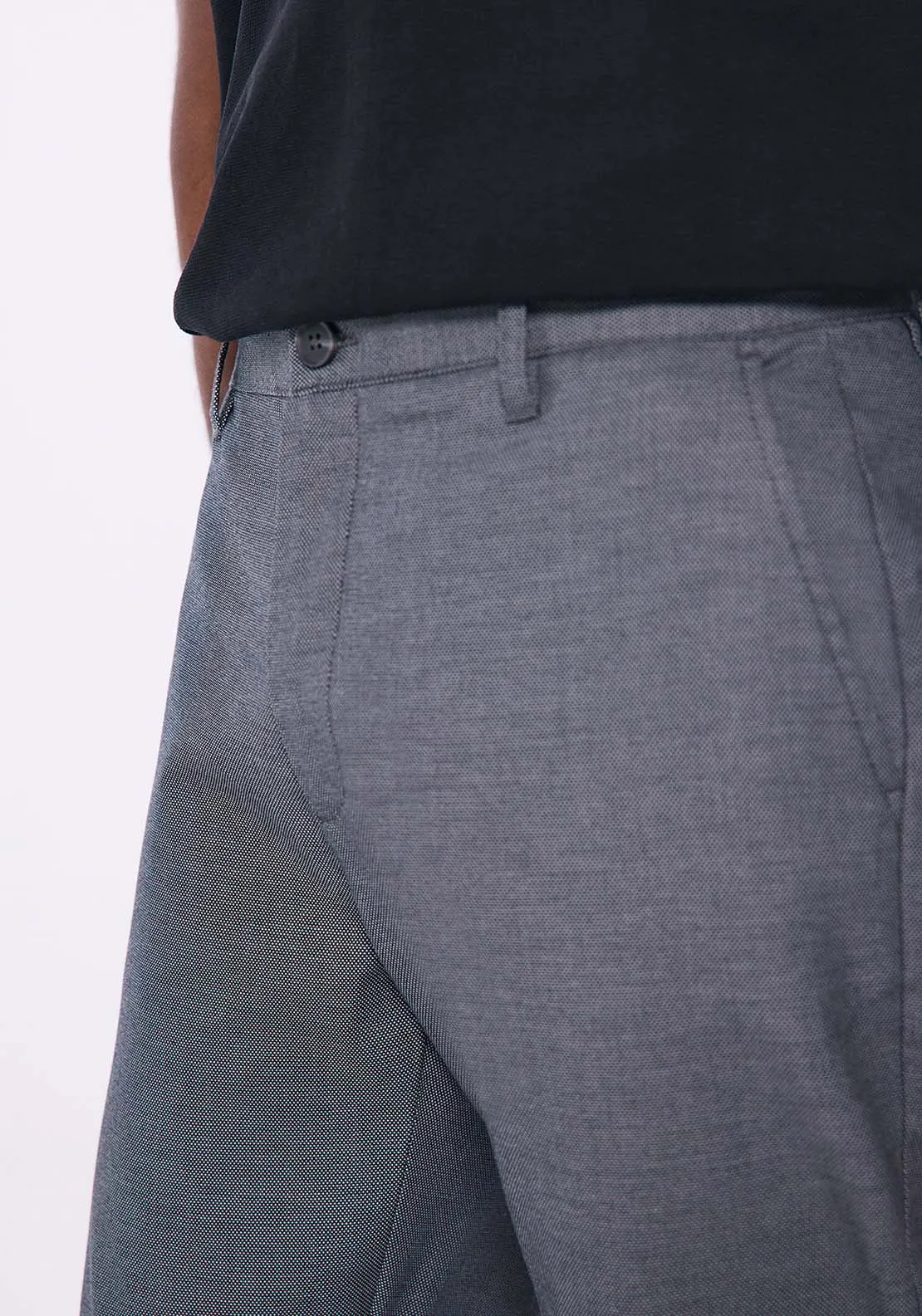 Slim fit comfort dress chinos - Grey